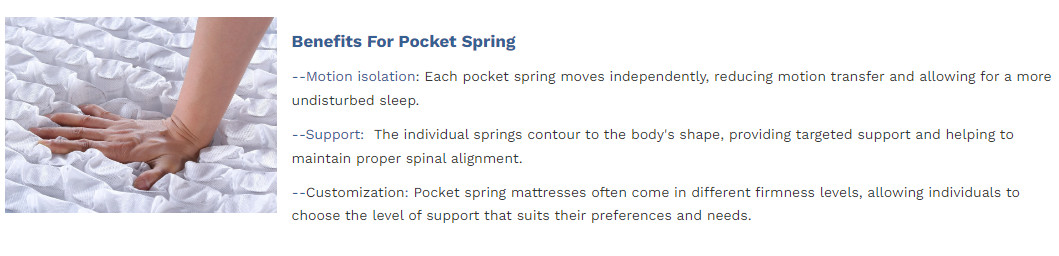 ポケットスプリングのメリット